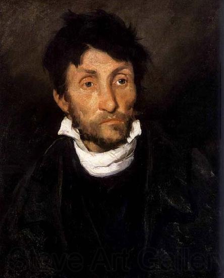 Theodore   Gericault Portrait of a Kleptomaniac Spain oil painting art